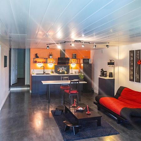 Comme Dans Un Ecrin - T2 De 50 M² Avec Jardin, Terrasse Et Piscine Apartment Vernaison Luaran gambar
